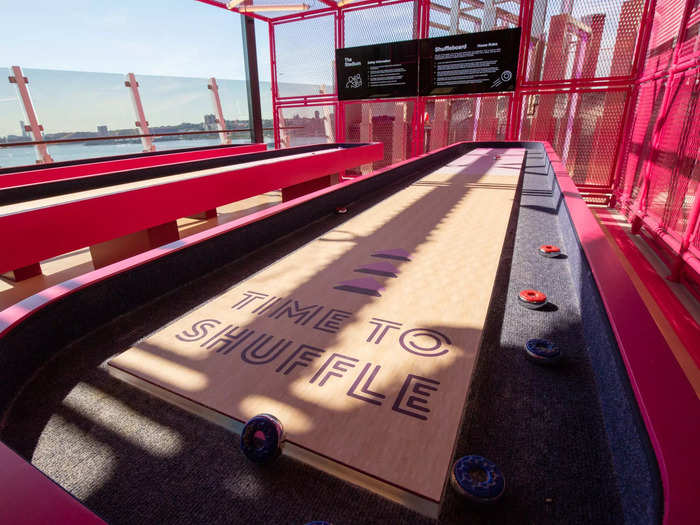 9. Families can compete in shuffleboard, ping pong …