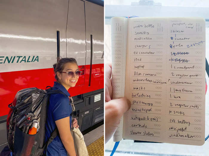 I recently spent two weeks living out of a backpack while traveling from NYC to four European countries by plane and train.