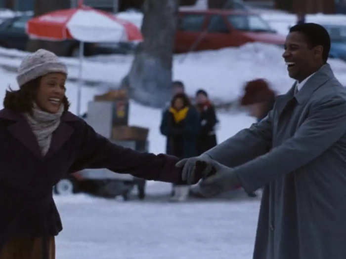 The outdoor ice rink in "The Preacher