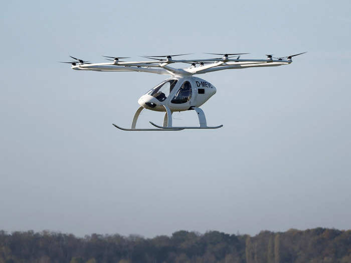 Volocopter is in the process of preparing the aircraft for certification and hopes to launch short commercial flights by 2024.