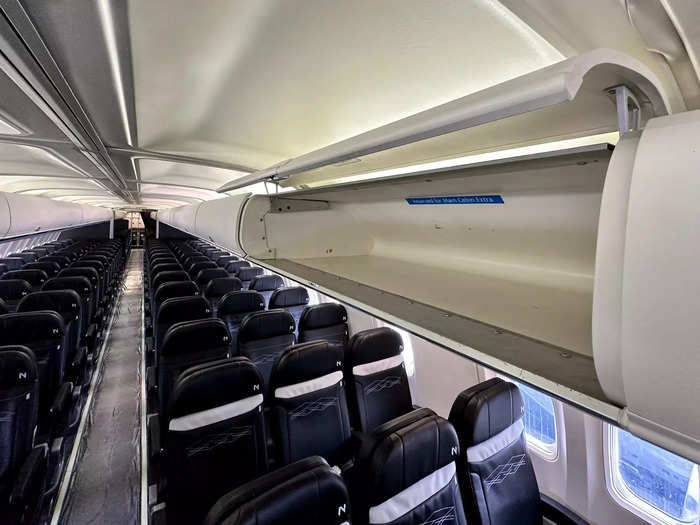 The passenger layout has been changed to accommodate first class, economy plus and economy seating arrangements.