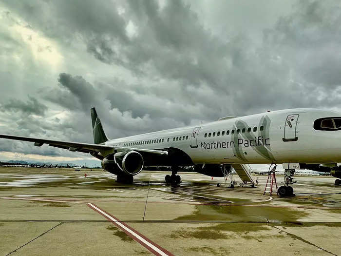 The planes have been outfitted with the Northern Pacific livery.