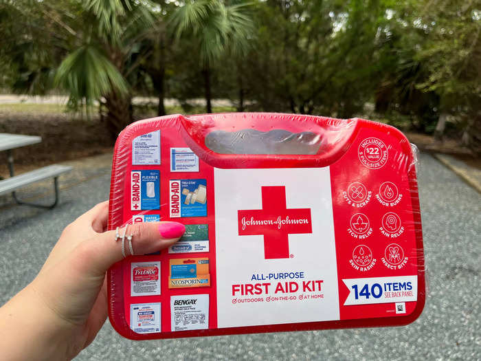 We ended up needing a first aid kit after my friend got stung by a bee, so I was glad I packed it.