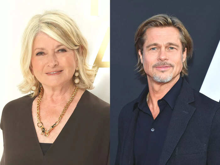 Martha Stewart wants to meet Brad Pitt after following an Instagram