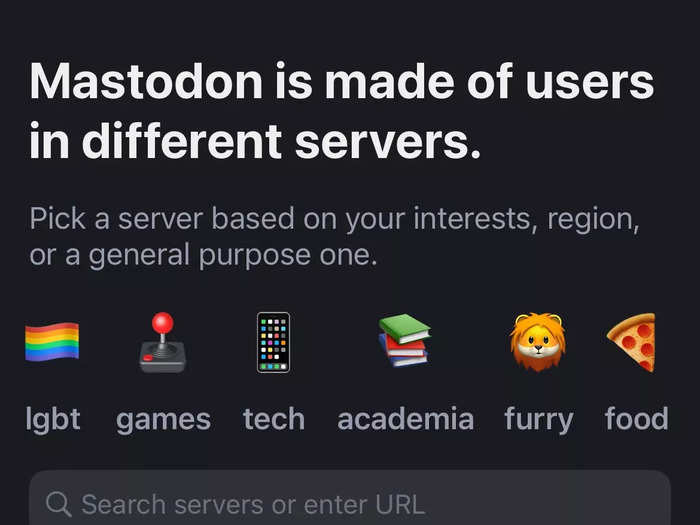 Servers are confusing, because Mastodon isn