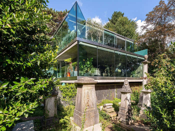 A dazzling glass home in London is on sale for roughly $8.3 million. But as you can see, there