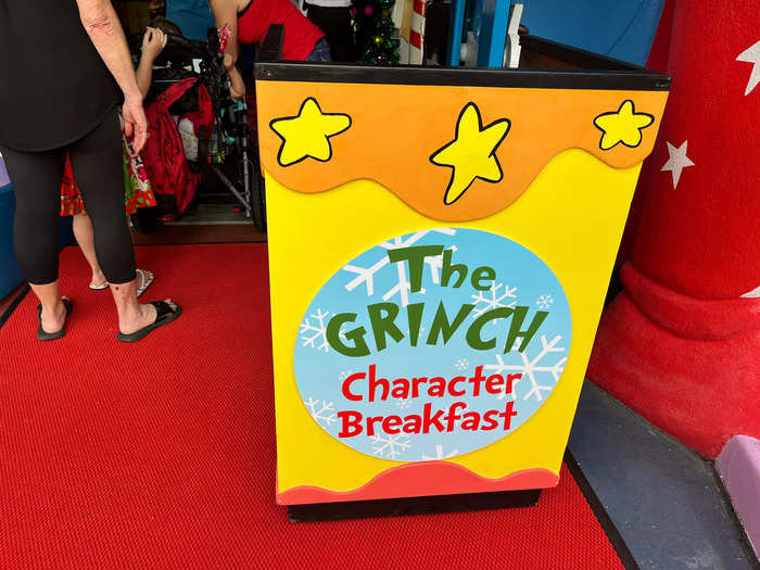 The Grinch & Friends character breakfast is located at Universal