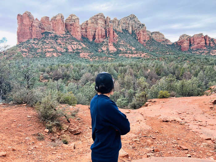 I thought that seeing the red rock formations felt otherworldly.