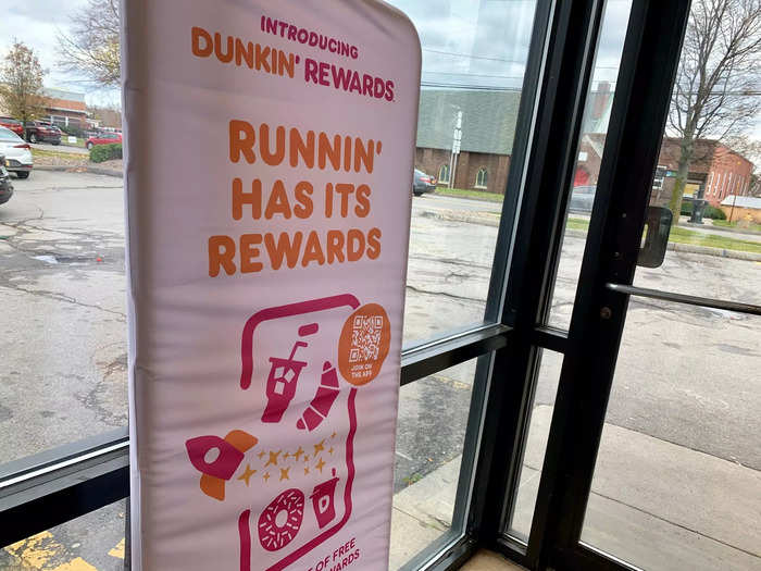 Sometimes orders are left sitting on the counter to be claimed, but at this Dunkin