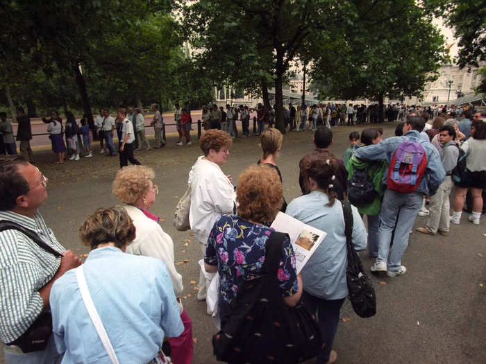 Some dedicated people have spent their vacations in long lines to buy tickets.