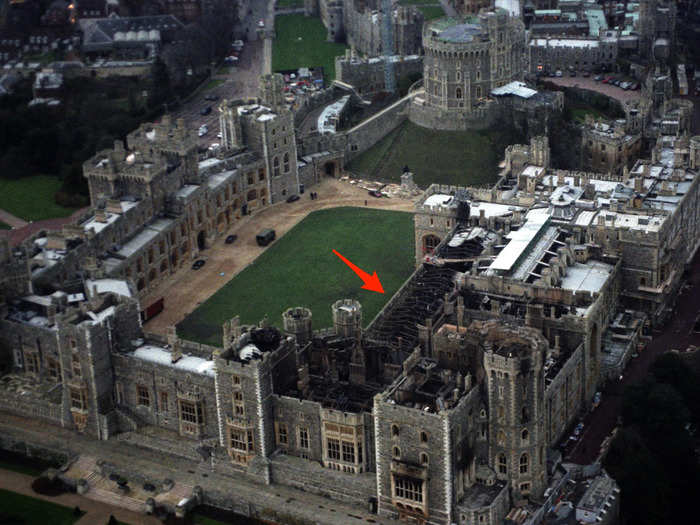 The fire caused damage worth more than £36 million ($42 million). Some £2 million of the total cost came from the Queen