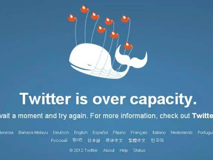 2016: Twitter experiences a multi-hour global outage caused by a glitch in a software update. People compared it to Twitter