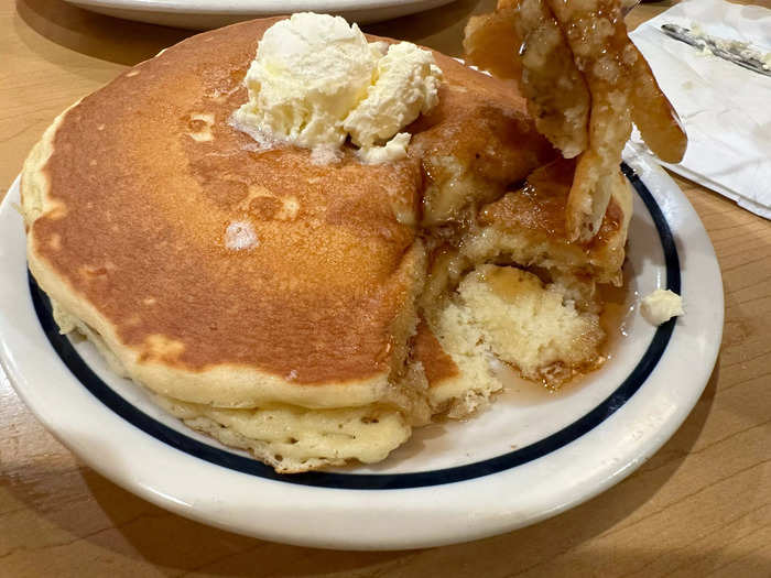 IHOP earned its name with these pancakes.