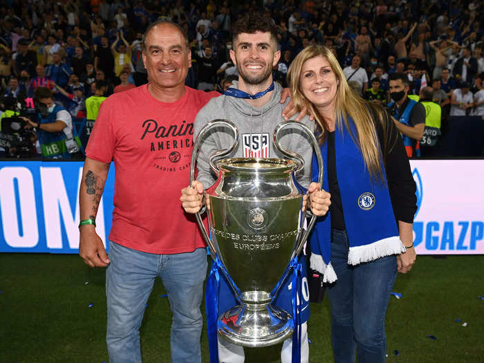 Pulisic was born to parents who were also soccer players.