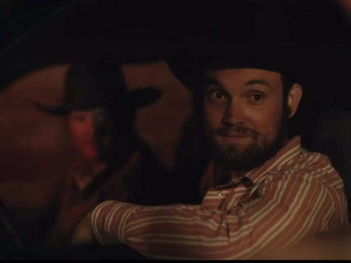 Kai Caster plays Rowdy, a cowboy who is connected to Rip (Cole Hauser) and Beth