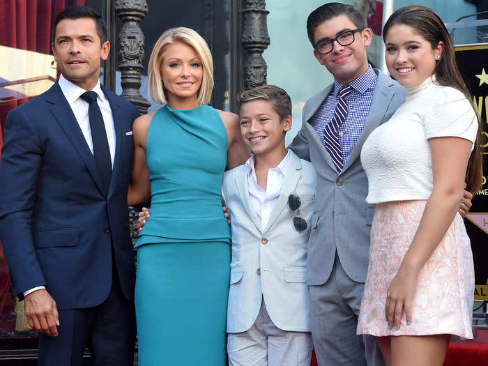 In October 2015, Ripa was honored with a star on the Hollywood Walk of Fame. Her whole family joined to celebrate with her.