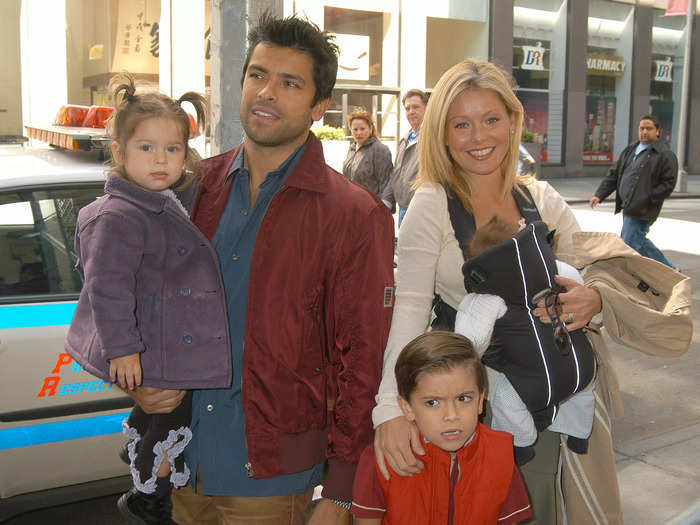 Joaquin, their third and last child was born in 2003. That same year in April, the family of five attended the "A Year with Frog and Toad" Broadway opening.