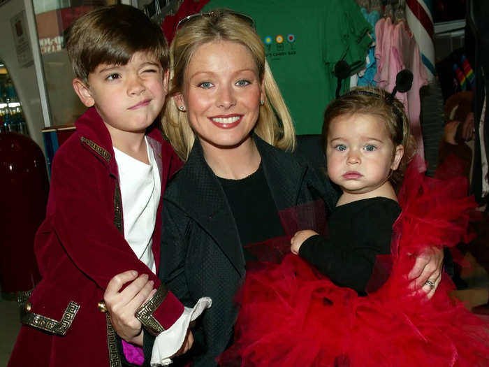 In 2001, their second child Lola was born. Ripa attended a Halloween party with Michael and Lola in October 2002.