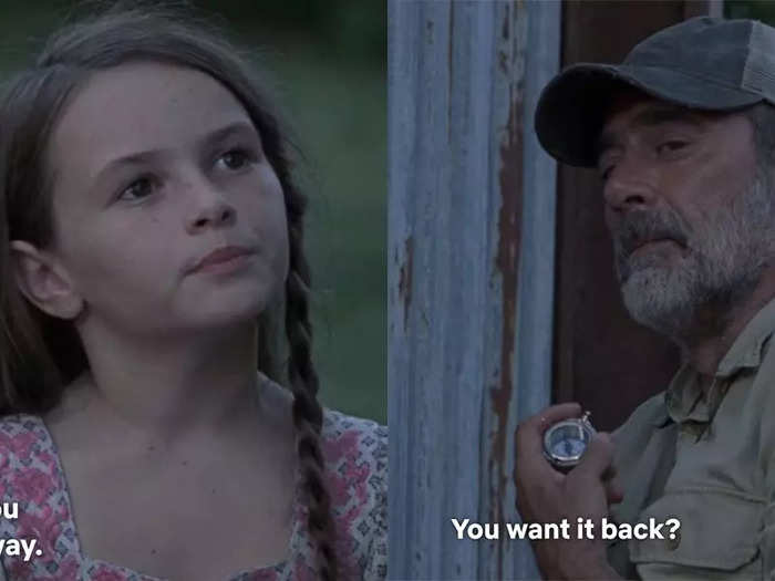 Negan finally returns Judith