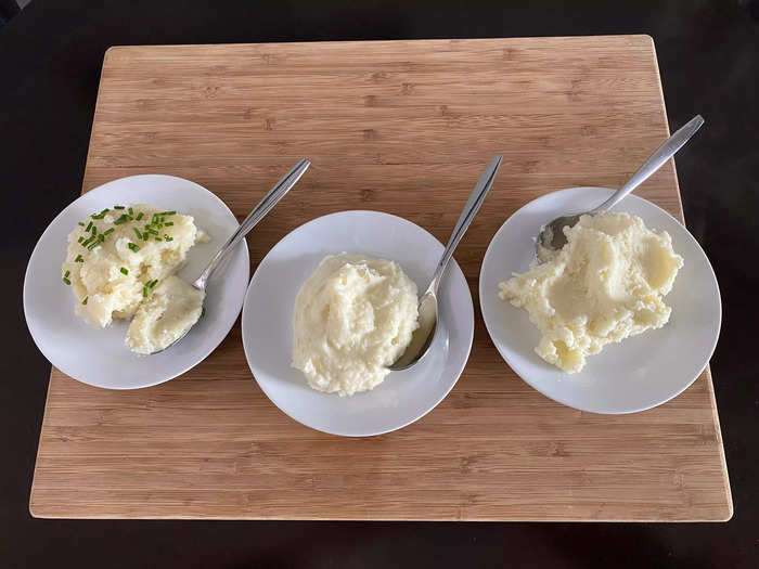 I love homemade mashed potatoes.