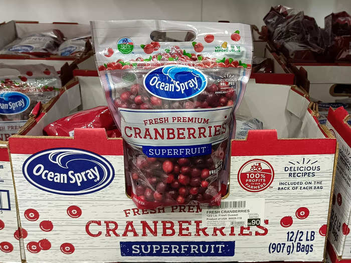 Fresh cranberries herald the holiday season.