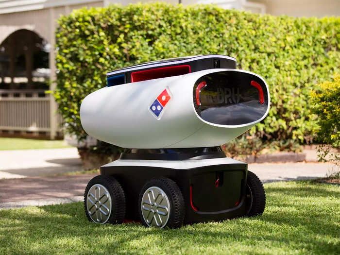 The pizza chain has experimented with alternative delivery methods in the past, including autonomous delivery robots.