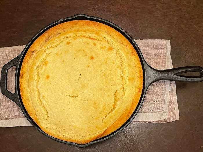 Garten says this brown-butter skillet corn bread is the best she