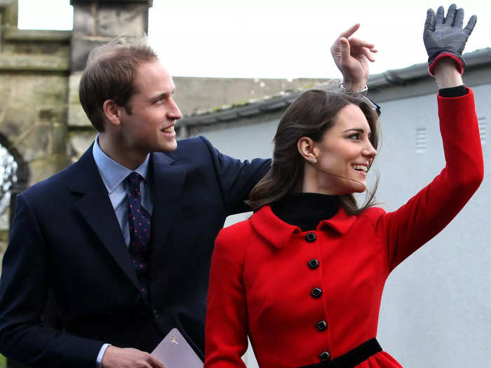 It was only after their engagement was official that Kate started appearing alongside William at royal events.