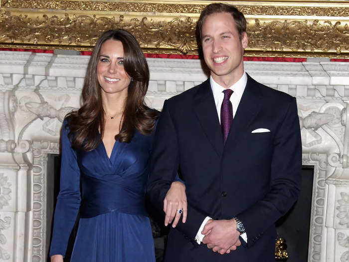 William proposed to Kate three years later, in October 2010.