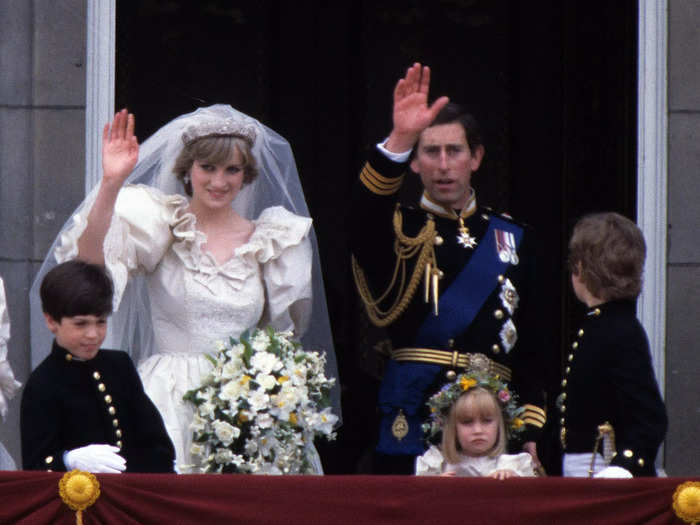 Charles and Diana wed just five months after announcing their engagement.