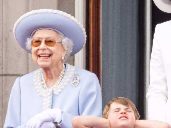 Attending royal events with children can be challenging. Prince Louis covered his ears during a Trooping the Colour flypast with the royal family in June 2022.