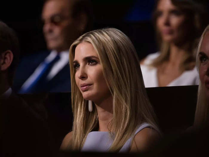 The commercial appeared to upset Ivanka, who "couldn