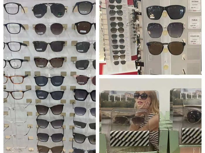 During a Costco trip in south London, we spotted some designer products, for example, these sunglasses.