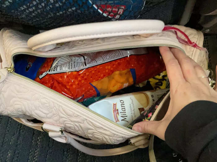 I was able to save money by packing my own snacks.