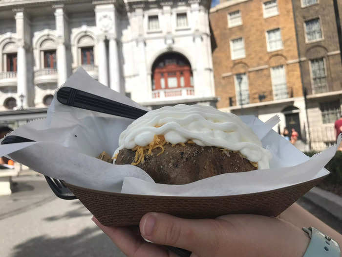 For something more substantial, jacket potatoes are a savory snack worth sitting down for.