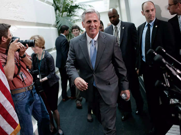 In his fifth term, McCarthy was part of a group of mostly GOP leaders who sued the Obama administration over the president