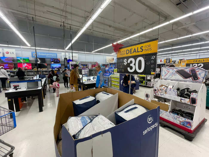 Overall, it looked like any typical day at Walmart — not too busy yet not completely empty.