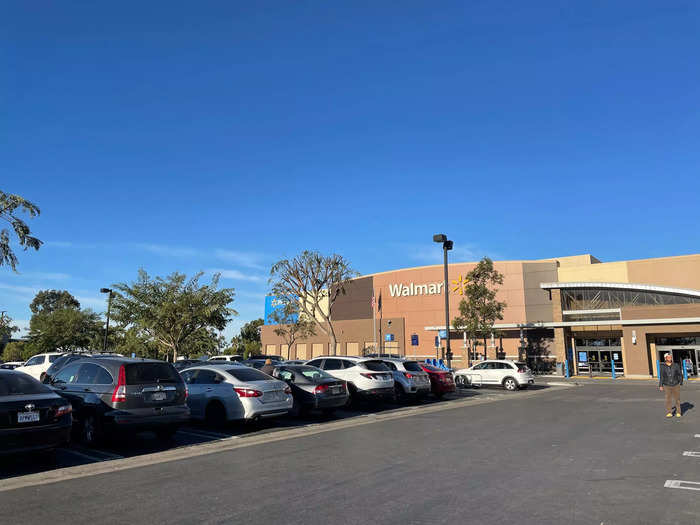 At around 7:30 a.m. — about 1.5 hours after opening — early risers had taken all the parking spots near this Walmart