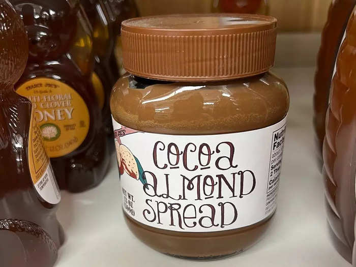 The cocoa-almond spread is a great pick-me-up.