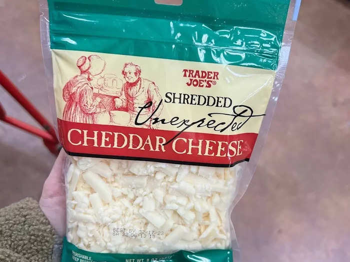 The shredded Unexpected Cheddar is an easy way to use one of my favorite items.