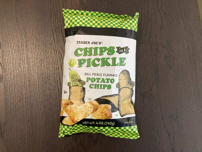 The "Chips in a Pickle" are the only pickle-flavored Trader Joe