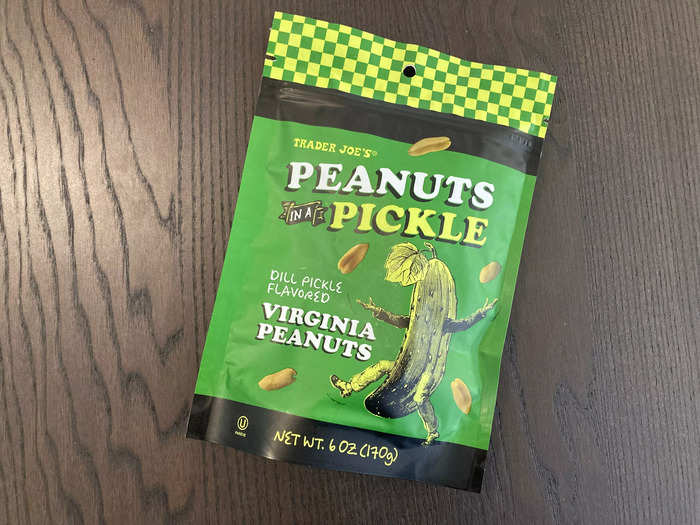 I was a bit wary of the "Peanuts in a Pickle," but I gave them a try, as well.