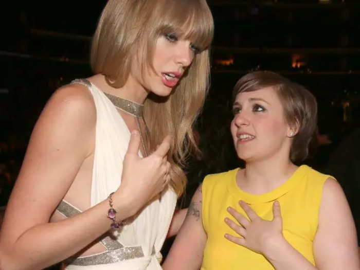 Swift wrote a song inspired by Lena Dunham and was even part of the actor