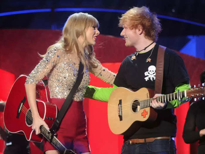 Ed Sheeran has released a few songs with Swift over the years.