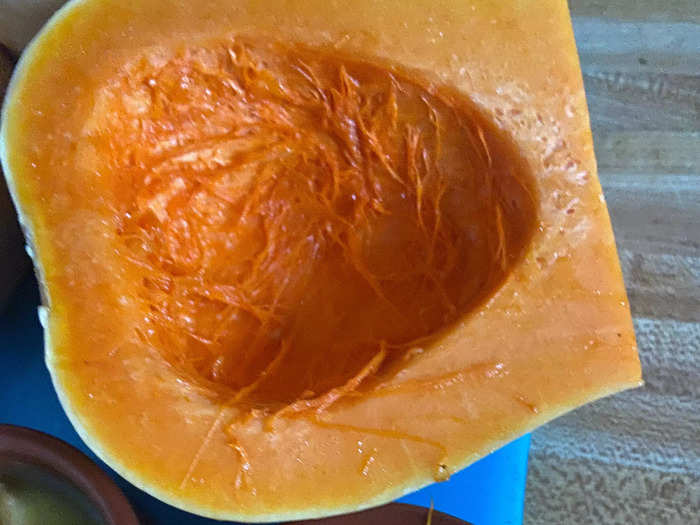 Cook your squash in the microwave.