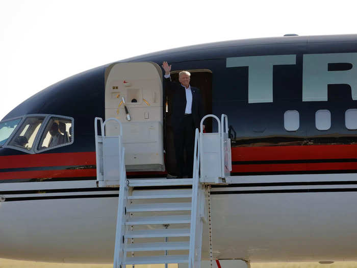 Trump announced on his website in May 2021 that the plane, which needed a new paint job and maintenance work, would be "fully restored and updated" in Louisiana and "used at upcoming rallies."