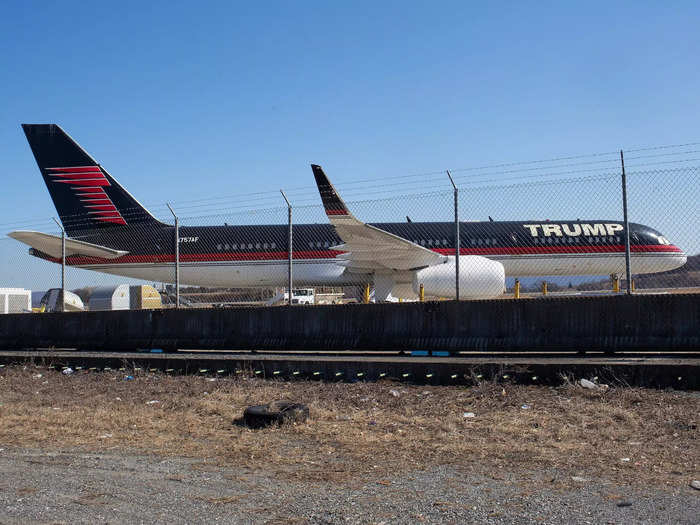 In 2019, the plane was parked at Stewart International Airport in New York where it sat for two years before flying to Louisiana in November 2021 for refurbishment.