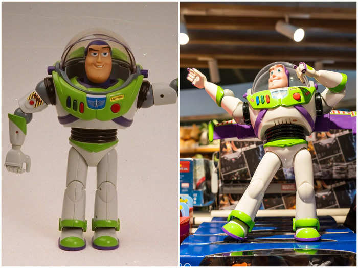 Buzz Lightyear is just as popular in stores as he was on screen.