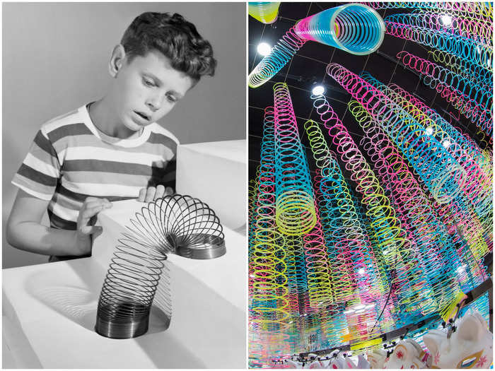 The Slinky may have been invented by accident, but it still falls into the pantheon of famous toys.