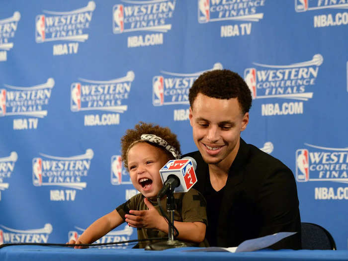 Riley went viral in 2015 when she amusingly took over one of Steph